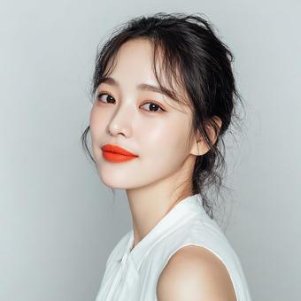 流行を取り入れたファッションモデル 流行を取り入れたファッションモデルの写真