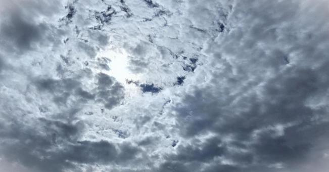 曇天 空,雲,曇りの写真素材