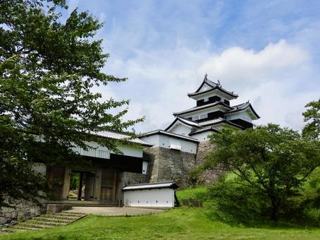 白河小峰城三重櫓と前御門5 白河小峰城三重櫓と前御門5の写真