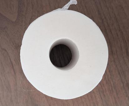 トイレットペーパー(上から) トイレットペーパー(上から) トイレ,紙,トイレットペーパーの写真素材