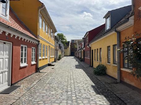 オーデンセ オーデンセ,デンマーク,北欧の写真素材