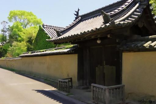 土塀 土壁 町並み 土塀 土壁 町並み 土塀,土壁,町並みの写真素材