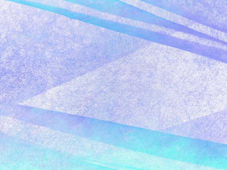 和紙　重ねた紫色とキラキラ水色のライン 和紙,紙,壁紙の写真素材