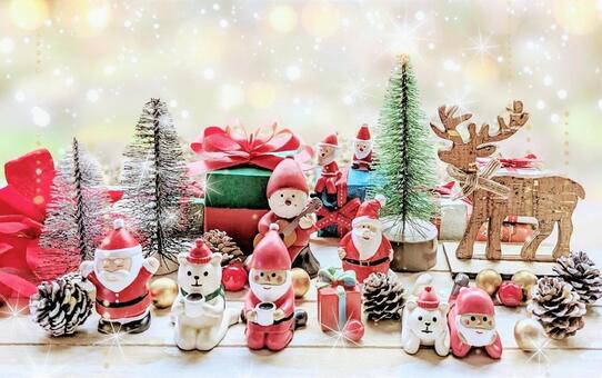 可愛いサンタクロース クリスマス,サンタクロース,サンタさんの写真素材