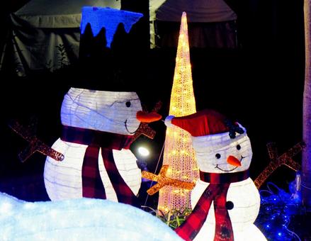 福岡タワー入口周辺のクリスマス飾り15 風景,日本,九州の写真素材