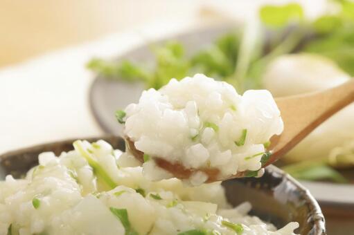 春の七草粥 春の七草,七草,七草粥の写真素材