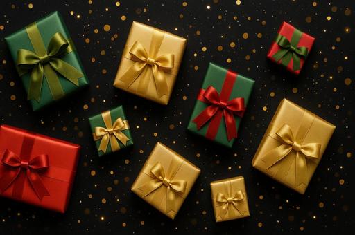 クリスマスプレゼントのイメージの写真