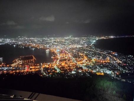 函館の夜景 函館,夜景,風景の写真素材