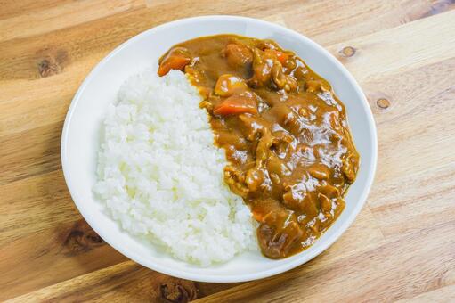 カレーライス 豚肉と野菜の手作り家庭料理 カレーライス,カレー,ライスの写真素材