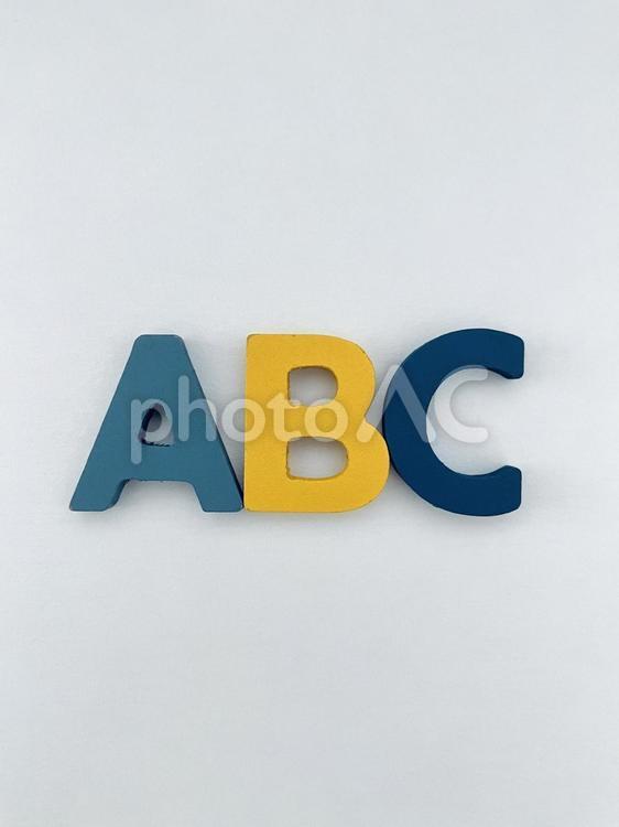 アルファベット大文字ABCのイメージ8 abc,アルファベット,大文字の写真素材