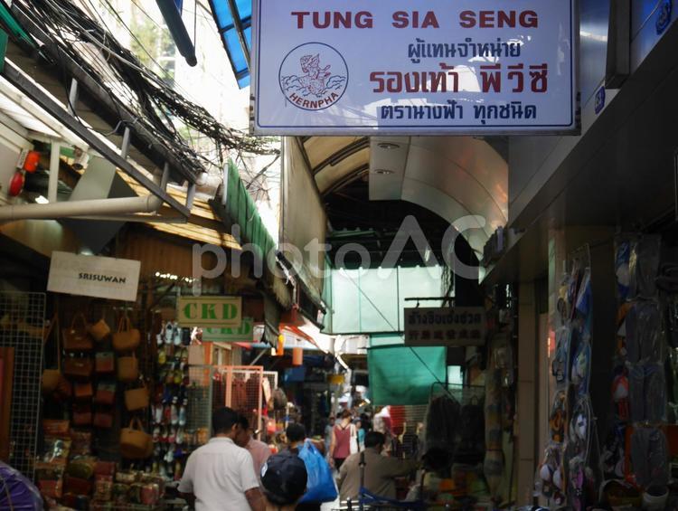 タイ　街　バンコク　マーケット おすすめ,すごい,アジアの写真素材