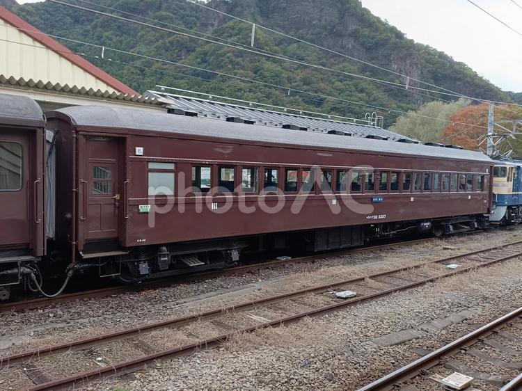 全検後のスハフ３２形 jr,jr東日本,鉄道の写真素材