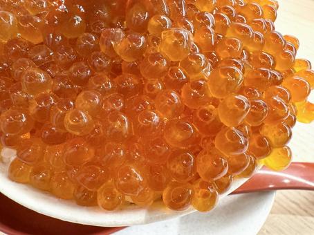 いくら いくら,醤油漬け,魚卵の写真素材