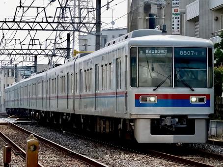 Photo, matsudo line, keisei matsudo line, model 8800, 