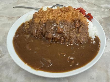 カツカレー カレーライス,カツカレー,カレーの写真素材