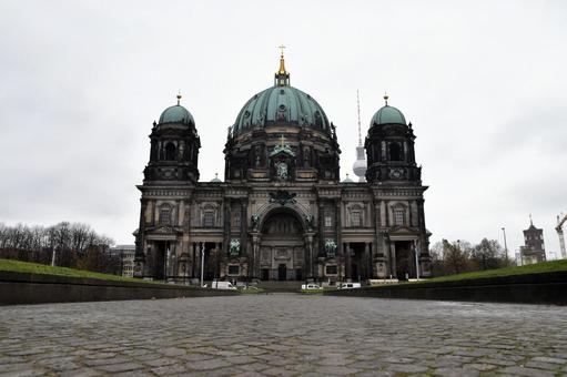 ベルリン大聖堂、ドイツの歴史的建造物﻿ ベルリン大聖堂,ベルリン,ドイツの写真素材