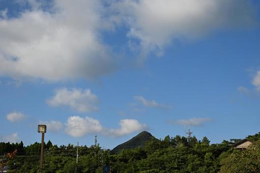 山と空と青 山と空と青の写真