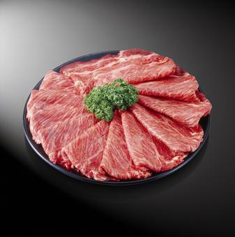 黒毛和牛ロースしゃぶしゃぶ用 黒毛和牛ロースしゃぶしゃぶ用 しゃぶしゃぶ用,和牛,ロースの写真素材