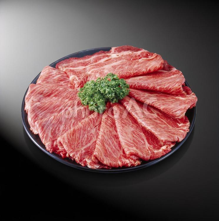 黒毛和牛ロースしゃぶしゃぶ用 しゃぶしゃぶ用,和牛,ロースの写真素材