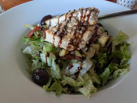Goat cheese salad, JPG Goat cheese salad, JPG
