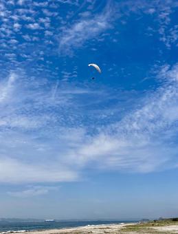 青い空 青い空の写真