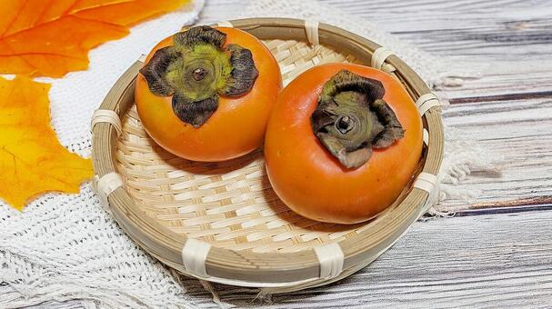 柿-01 柿,デザート,食べ物の写真素材