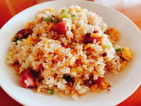 チャーハン チャーハン,中華,熱々の写真素材