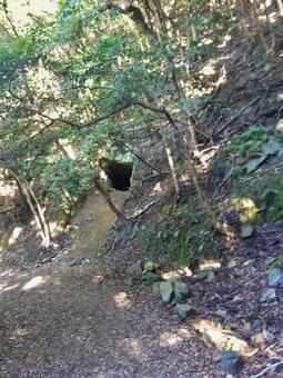 友ヶ島の風景と壕跡 友ヶ島,壕跡,島の写真素材