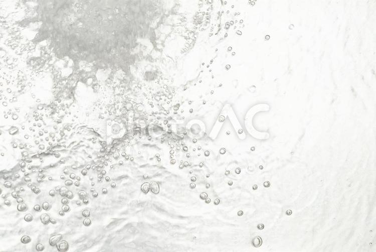 水の泡　流水 水,お水,みずの写真素材