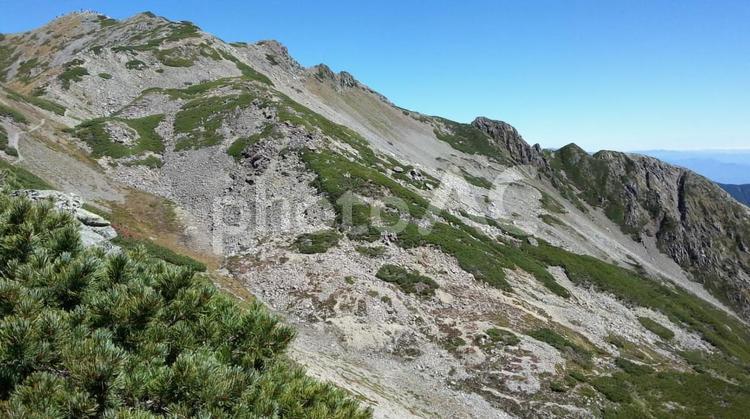 日本　山梨　仙丈ケ岳 日本,山梨,仙丈ケ岳の写真素材