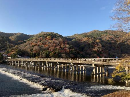 渡月橋 渡月橋 渡月橋,嵐山,京都の写真素材