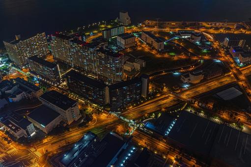 都市夜景 都市夜景 都市夜景,夜景,夜の写真素材