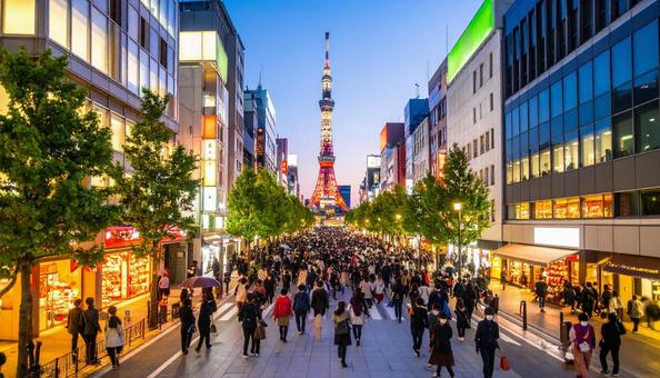 夜の都市風景 夜の都市風景の写真