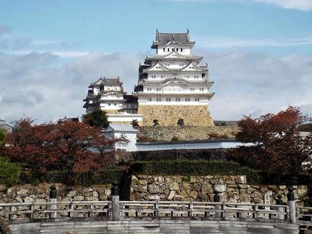 【風景写真】姫路城の風景 【風景写真】姫路城の風景の写真