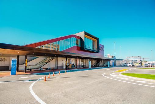 【鳥取】米子駅の周辺 鳥取,駅,駅前の写真素材