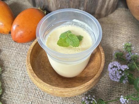 プリン プリン プリン,手作り,スイーツの写真素材