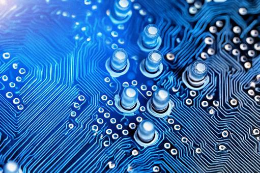 人工知能が動いているような電子回路 人工知能が動いているような電子回路 半導体,集積回路,電子機器の写真素材