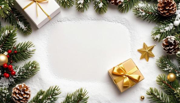 クリスマスのテキストスペース クリスマスのテキストスペースの写真