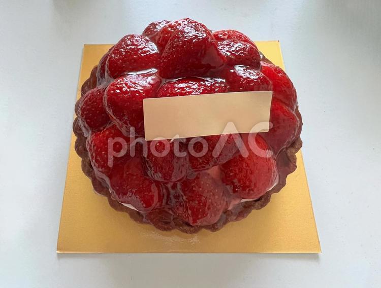 あまおうのいちごタルト いちご,苺,タルトケーキの写真素材