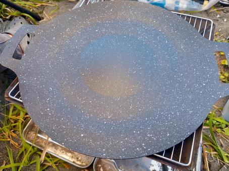 Photo, barbecue, bbq, iron plate, 