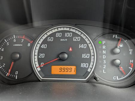 走行距離 99991km 走行距離 99991kmの写真