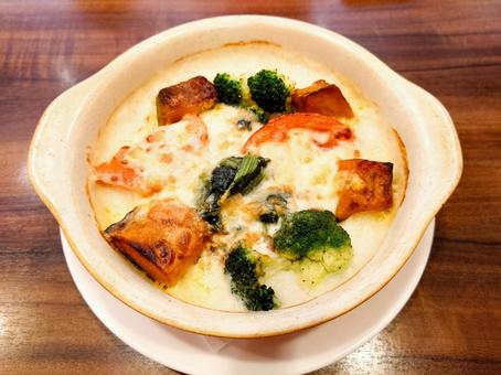 野菜ドリア 野菜ドリア,ドリア,野菜のドリアの写真素材