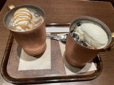 アイスコーヒー キャラメル おしゃれ アイスコーヒー キャラメル おしゃれの写真