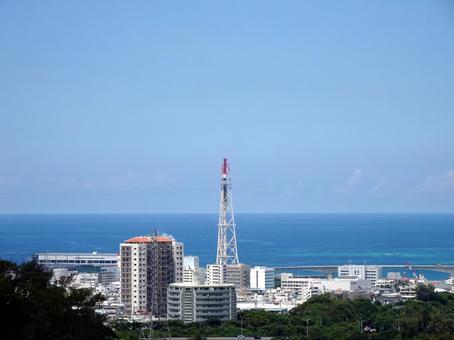 浦添市の街並み 浦添市の街並み 浦添市の街並み,沖縄県浦添市伊祖,沖縄県浦添市牧港の写真素材