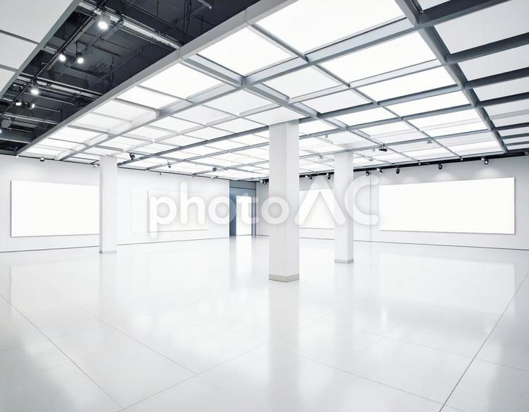 展示会の会場 シルエット,映像,画像の写真素材