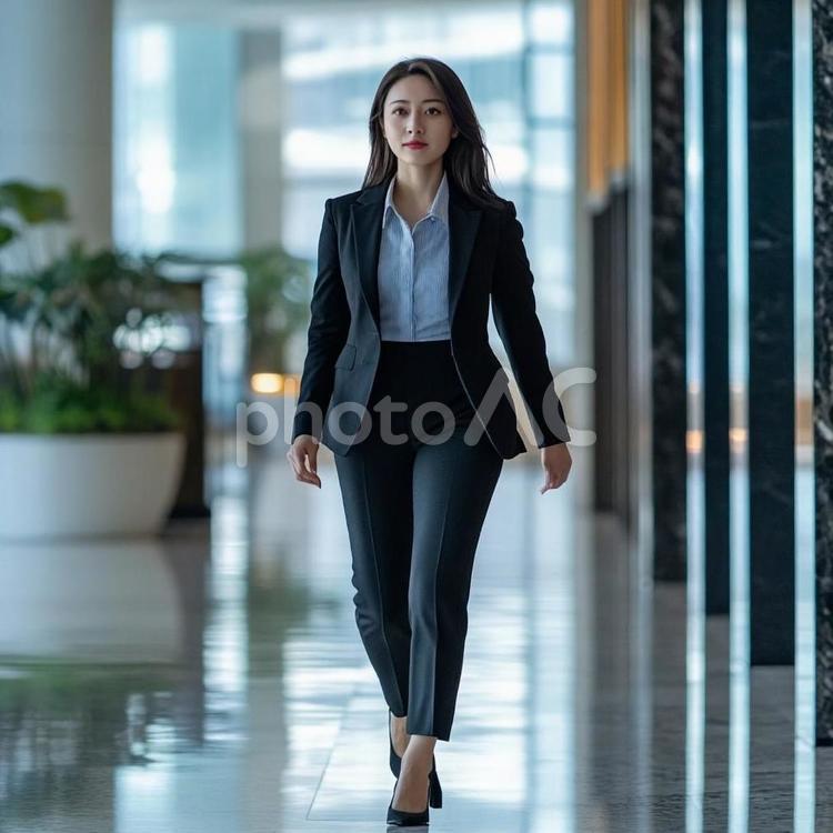 ビジネス　女性 スーツ,ビジネスシーン,営業の写真素材