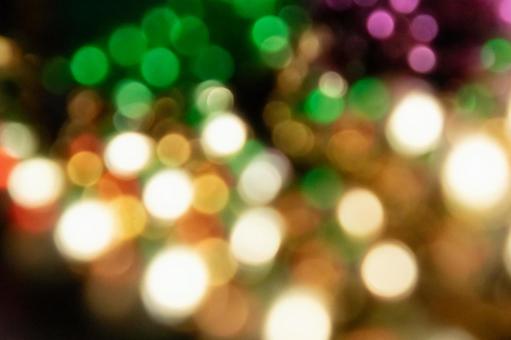 キラキライルミネーションの背景素材の写真