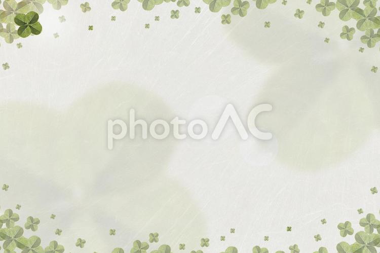 和紙と葉っぱのテクスチャ素材 和紙,葉,グリーンの写真素材