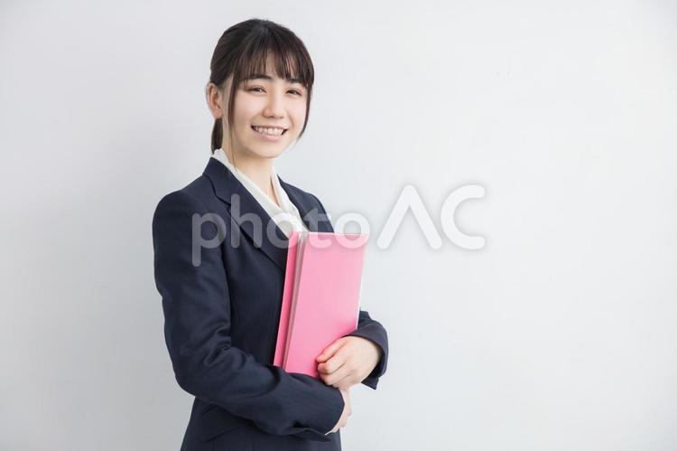 スーツを着た笑顔の女性 女性,スーツ,olの写真素材