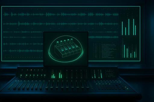 音響編集スタジオの写真